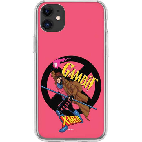 Marvel X-Men Gambit iPhone 11 Clear Case