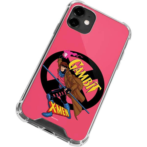 Marvel X-Men Gambit iPhone 12 Clear Case