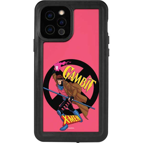 Marvel X-Men Gambit iPhone 12 Pro Waterproof Case