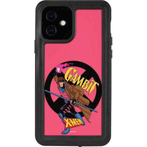 Marvel X-Men Gambit iPhone 12 Waterproof Case