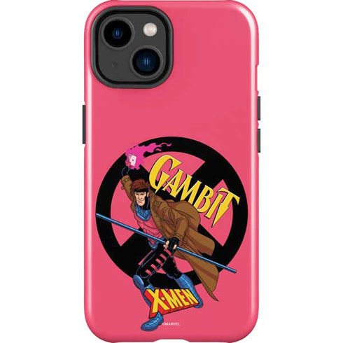 Marvel X-Men Gambit iPhone 14 Plus Impact Case