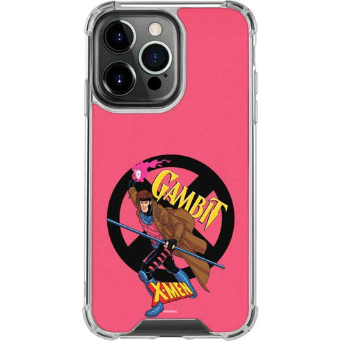 Marvel X-Men Gambit iPhone 14 Pro Clear Case