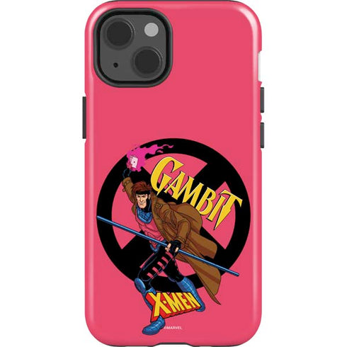 Marvel X-Men Gambit iPhone 15 Plus Impact Case