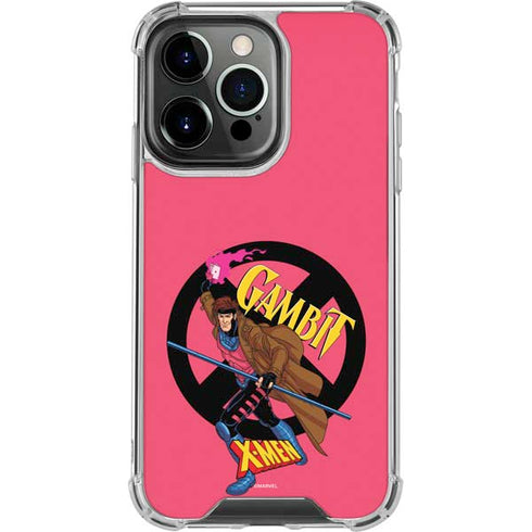 Marvel X-Men Gambit iPhone 15 Pro Clear Case