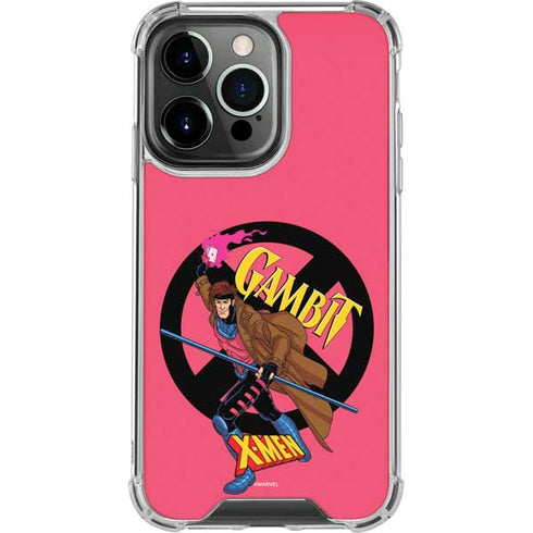 Marvel X-Men Gambit iPhone 15 Pro Max Clear Case