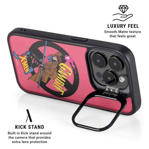 Marvel X-Men Gambit iPhone 15 Pro Max Kickstand Case