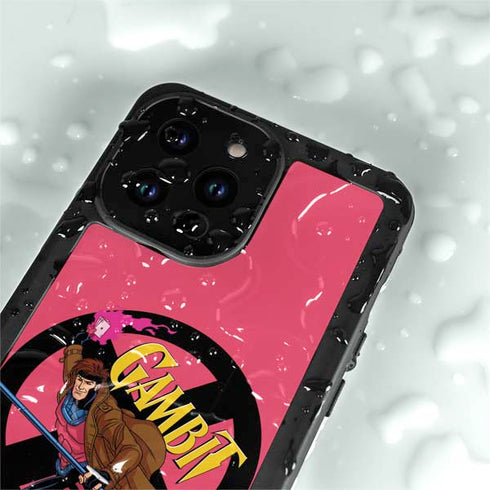 Marvel X-Men Gambit iPhone 15 Pro Waterproof Case