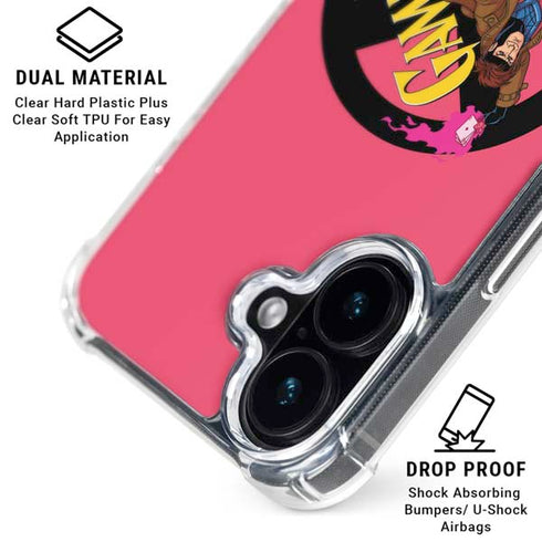 Marvel X-Men Gambit iPhone 16 Clear Case