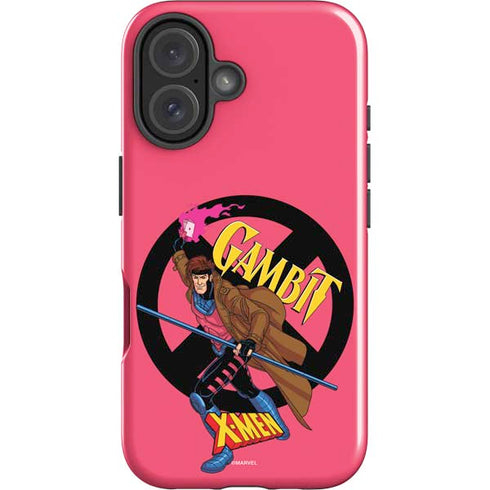 Marvel X-Men Gambit iPhone 16 Impact Case