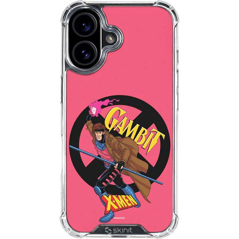 Marvel X-Men Gambit iPhone 16 Plus Clear Case