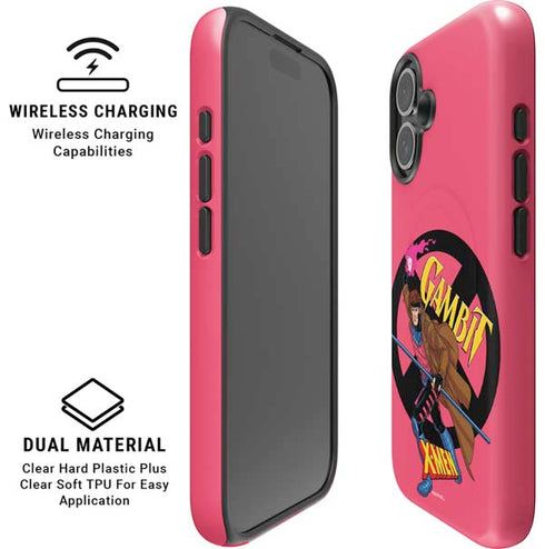 Marvel X-Men Gambit iPhone 16 Plus Magsafe Impact Case