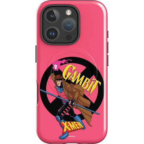 Marvel X-Men Gambit iPhone 16 Pro Magsafe Impact Case