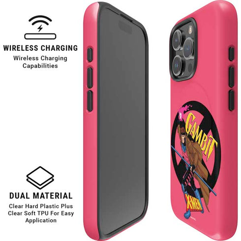 Marvel X-Men Gambit iPhone 16 Pro Magsafe Impact Case