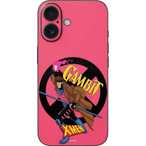 Marvel X-Men Gambit iPhone 16 Skin