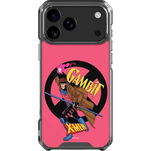 Marvel X-Men Gambit iPhone 18 Pro Max Clear Case