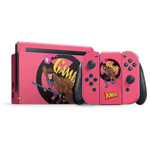 Marvel X-Men Gambit Nintendo Switch Bundle Skin
