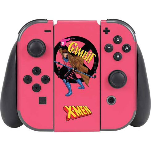 Marvel X-Men Gambit Nintendo Switch (2017-2021) Joy-Con Controller Skin