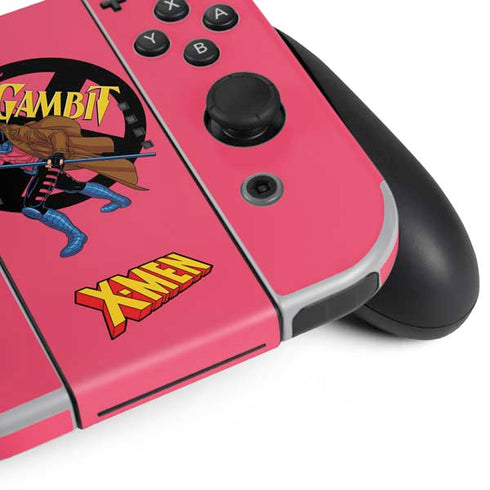 Marvel X-Men Gambit Nintendo Switch OLED (2021) Skin