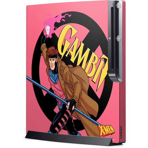 Marvel X-Men Gambit Playstation 3 & PS3 Slim Skin