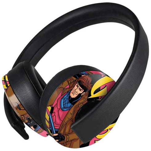 Marvel X-Men Gambit PlayStation 4 Gold Wireless Headset Skin