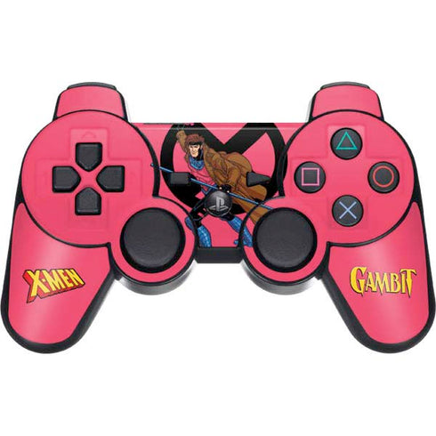 Marvel X-Men Gambit PS3 Dual Shock wireless controller Skin