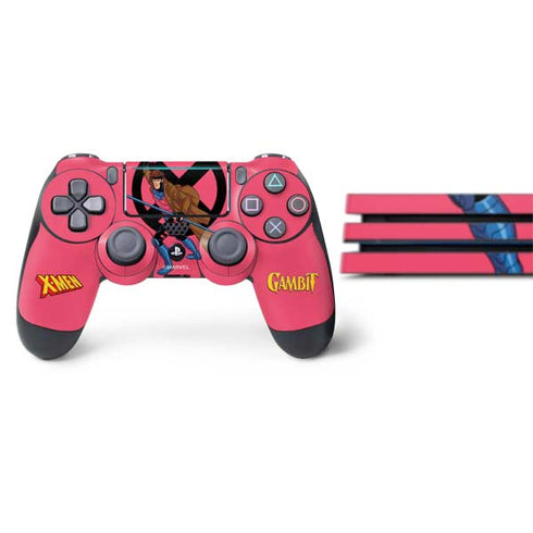 Marvel X-Men Gambit PS4 Pro Bundle Skin