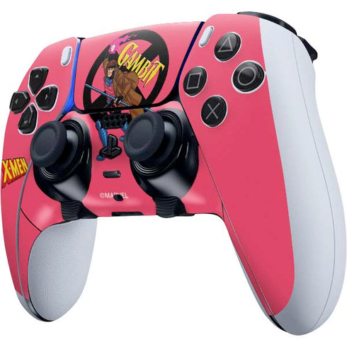 Marvel X-Men Gambit PS5 DualSense Edge Pro Controller Skin