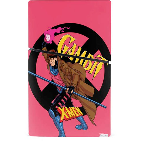 Marvel X-Men Gambit PS5 Slim Digital Edition Console Skin