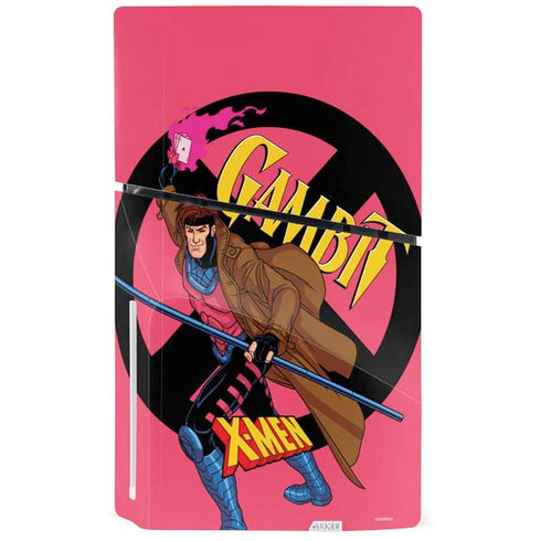 Marvel X-Men Gambit PS5 Slim Disk Bundle Skin