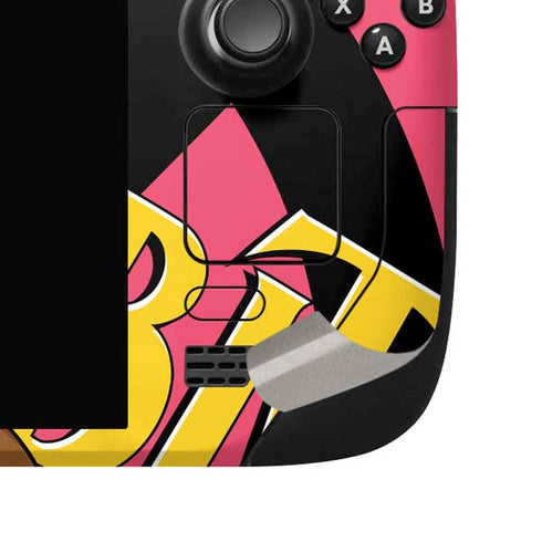 Marvel X-Men Gambit Steam Deck Handheld Gaming Computer OLED Skin