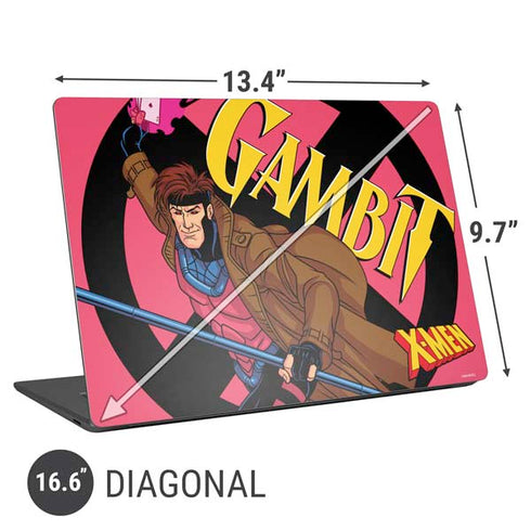 Marvel X-Men Gambit Universal Laptop 16.6in (13.4 x 9.7in) Skin