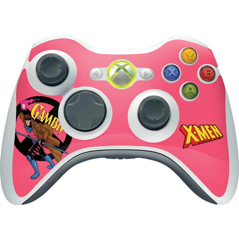 Marvel X-Men Gambit Xbox 360 Wireless Controller Skin