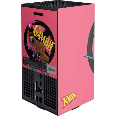 Marvel X-Men Gambit Xbox Series X Console Skin