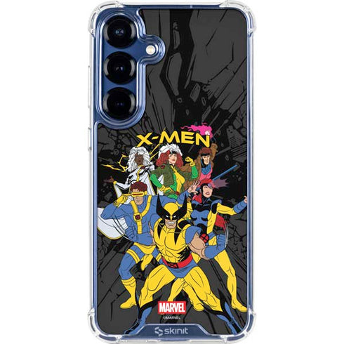 Marvel X-Men Group Galaxy S25 FE Clear Case