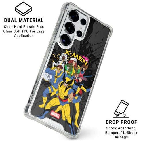 Marvel X-Men Group Galaxy S26 Ultra Clear Case