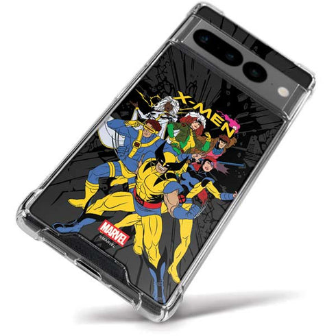 Marvel X-Men Group Google Pixel 7 Pro Clear Case