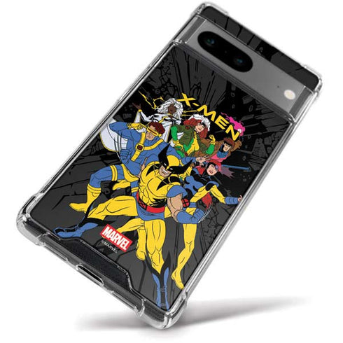 Marvel X-Men Group Google Pixel 8a Clear Case
