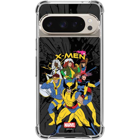 Marvel X-Men Group Google Pixel 9 Pro XL Clear Case