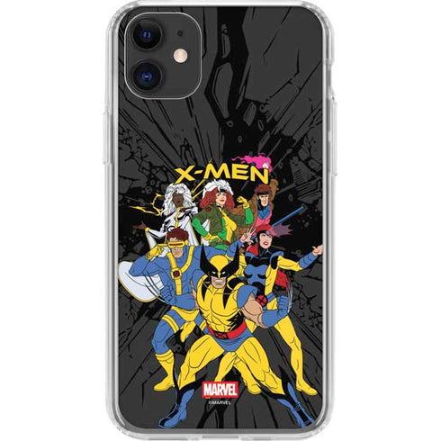 Marvel X-Men Group iPhone 11 Clear Case