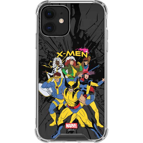 Marvel X-Men Group iPhone 12 Clear Case