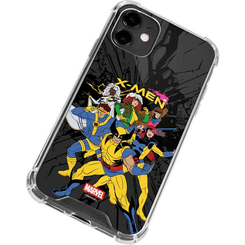 Marvel X-Men Group iPhone 12 Clear Case
