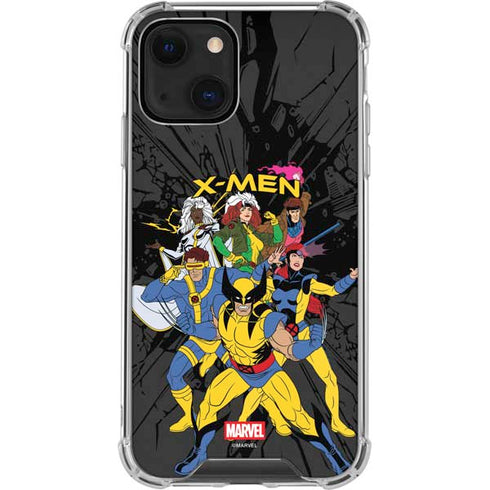 Marvel X-Men Group iPhone 13 Mini Clear Case