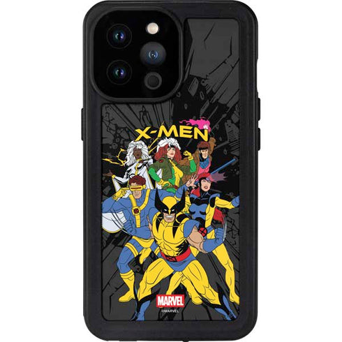 Marvel X-Men Group iPhone 14 Pro Max Waterproof Case