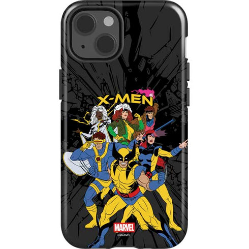 Marvel X-Men Group iPhone 15 Plus Impact Case