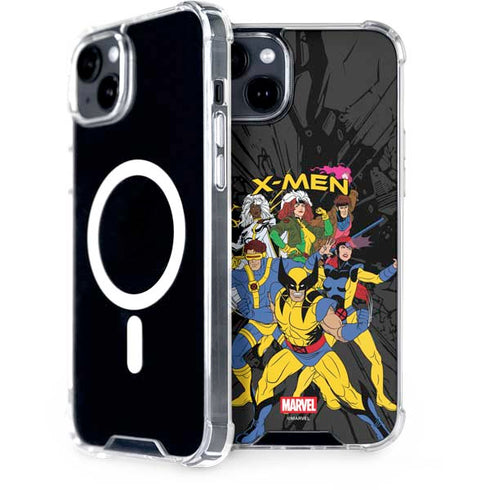 Marvel X-Men Group iPhone 15 Plus MagSafe Case