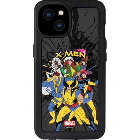 Marvel X-Men Group iPhone 15 Plus Waterproof Case