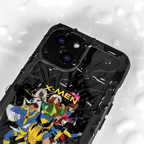 Marvel X-Men Group iPhone 15 Plus Waterproof Case