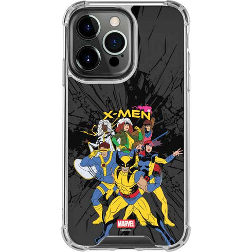 Marvel X-Men Group iPhone 15 Pro Clear Case