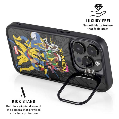 Marvel X-Men Group iPhone 15 Pro Kickstand Case