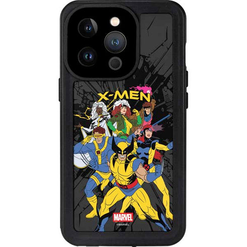 Marvel X-Men Group iPhone 15 Pro Waterproof Case